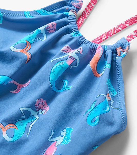 Salty Mermaid Gather Front Swimsuit- Hatley