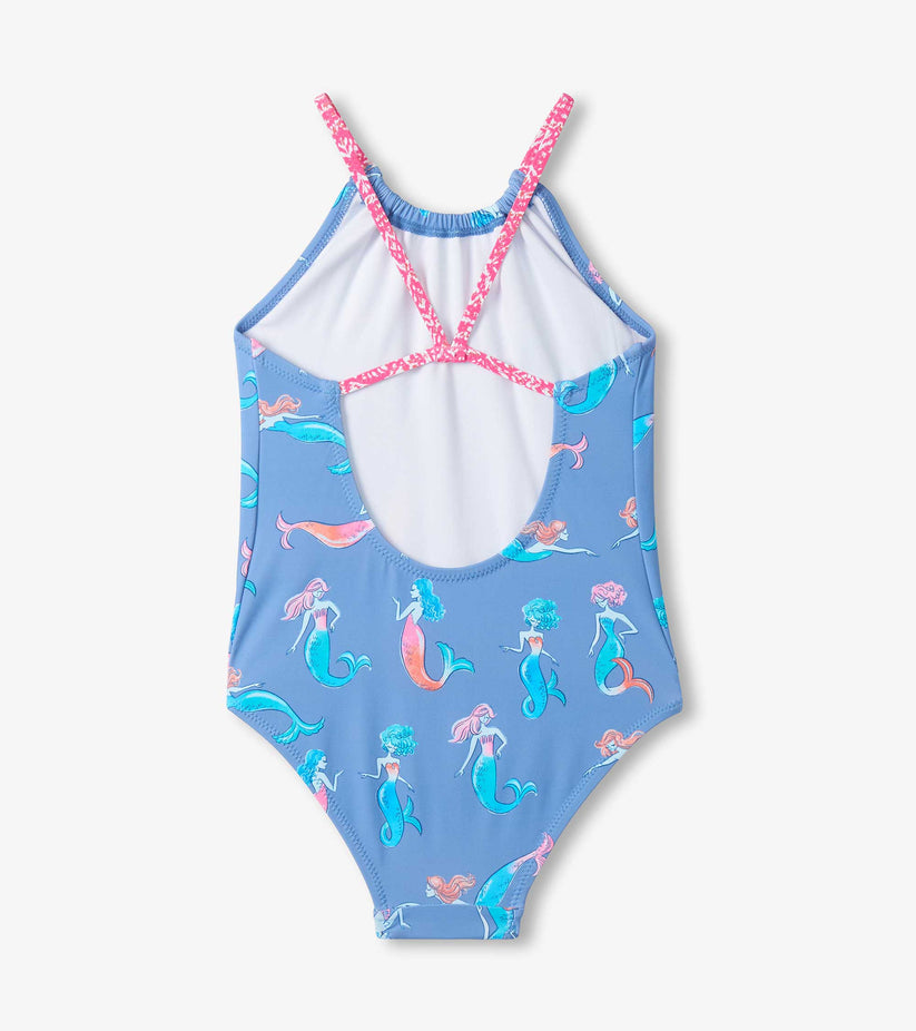 Salty Mermaid Gather Front Swimsuit- Hatley