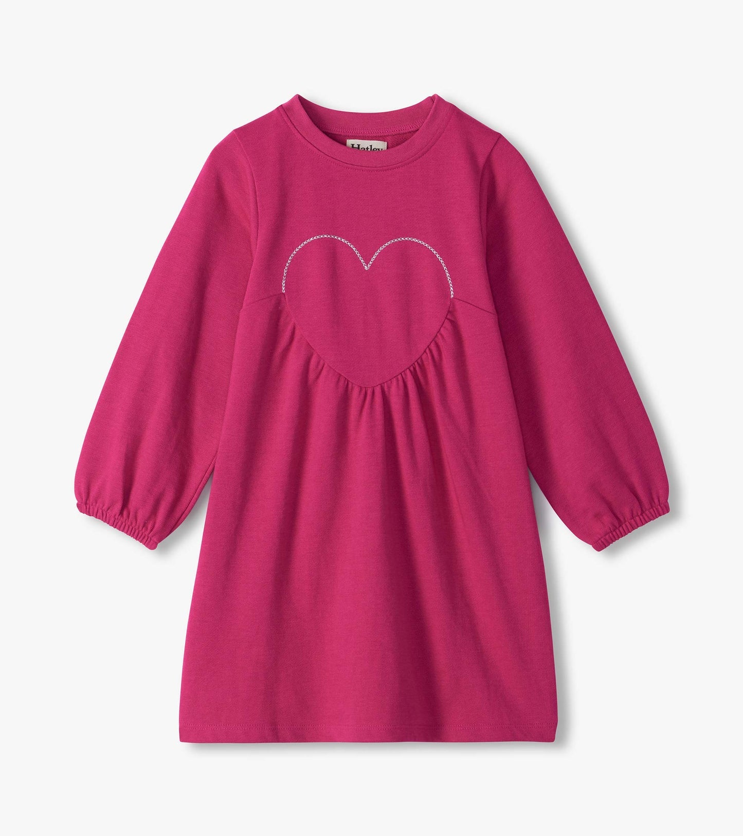 Hatley: Very Berry Heart Applique Dress