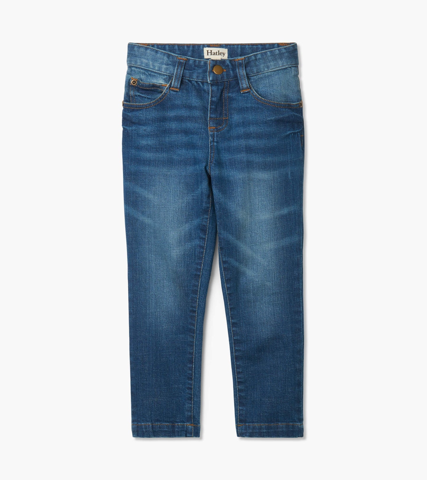 Hatley: Navy Stretch Denim Pant