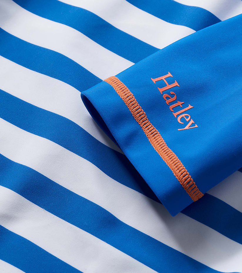 Daphne Stripes short sleeve rash gaurd- Hatley