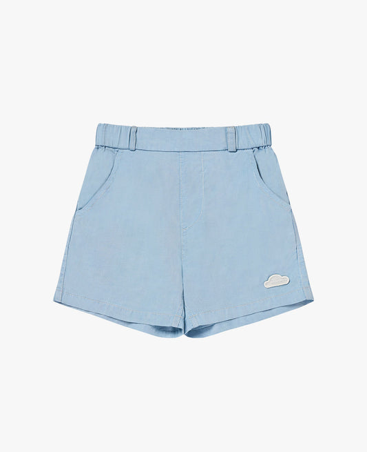 Petite Revery Chambray denim shorts