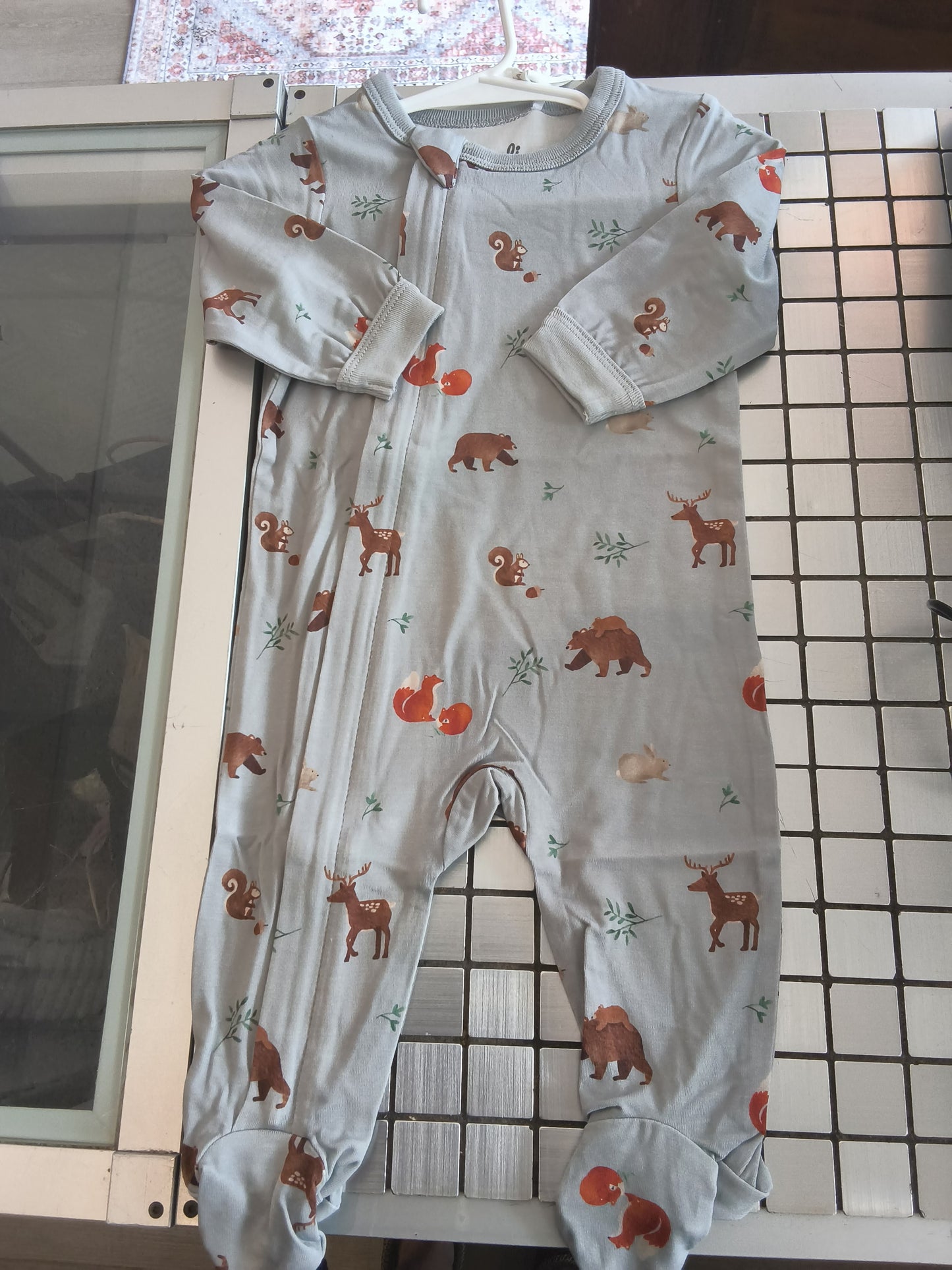 Coccoli: Animals On Mercury Zipper Footie