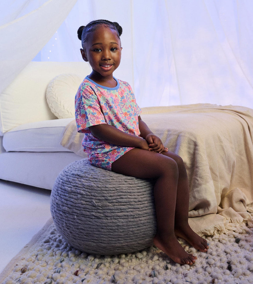 Whimsical Flowers Short Sleep Set- Hatley