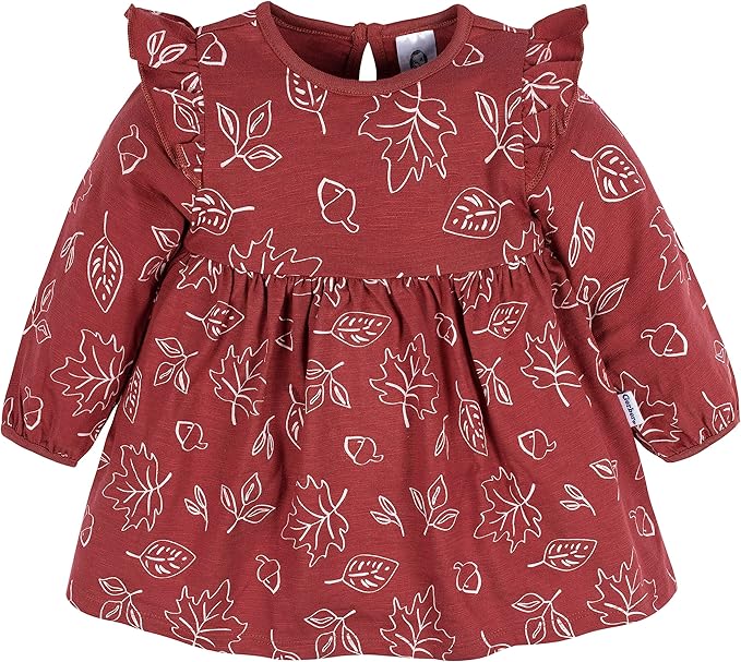 Long Sleeve Dress 2Pcs- Gerber