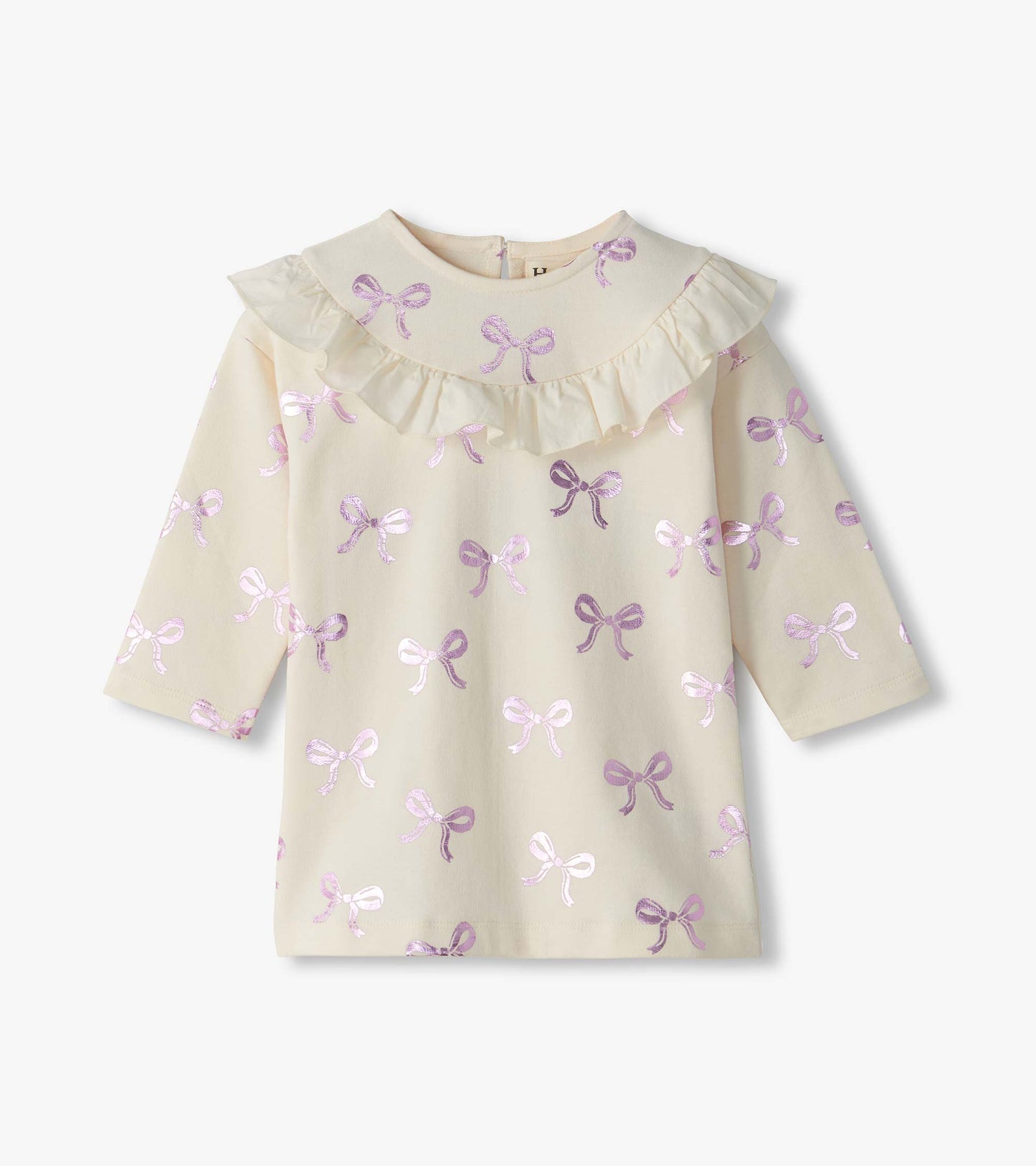 Hatley: Foil Bows Ruffle Dress