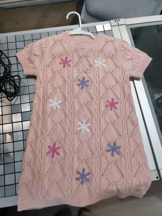 Pearl Blush Crochet Dress- Hatley