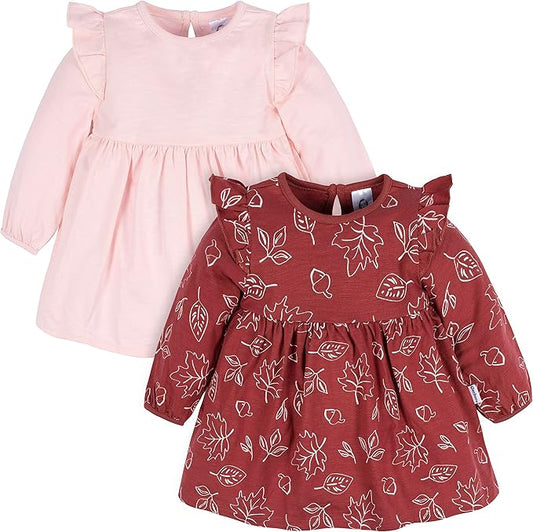 Long Sleeve Dress 2Pcs- Gerber