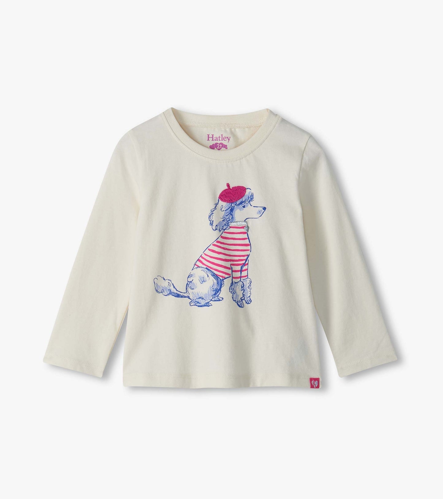 Hatley: Posh Poodle Gathered Back Tee