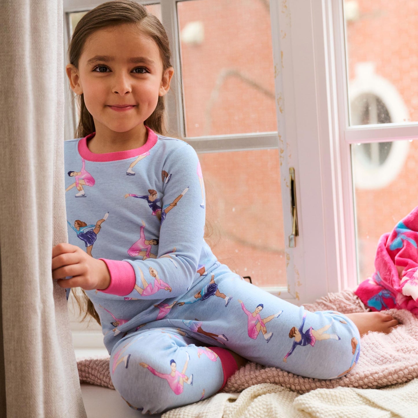 Hatley: Figure Skaters Cotton Rib Pajama Set