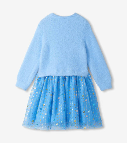 Hatley: Jelly Bean Sequins Fuzzy Mixed Dress