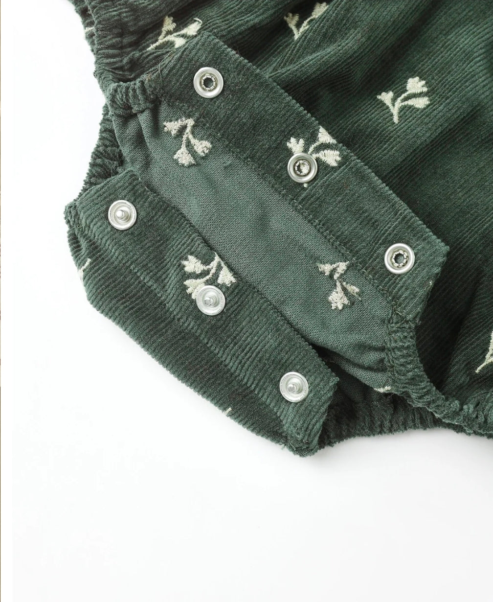 Freya Romper || Blossom Embroidery