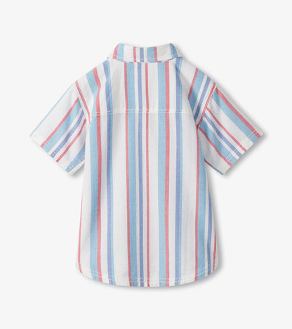 Nautical StripeS Woven Button Down- Hatley